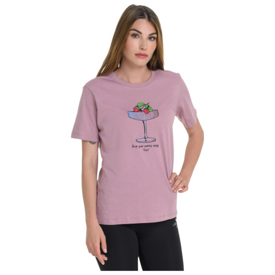 Target Γυναικεία κοντομάνικη μπλούζα Single Jersey ''Coctail''